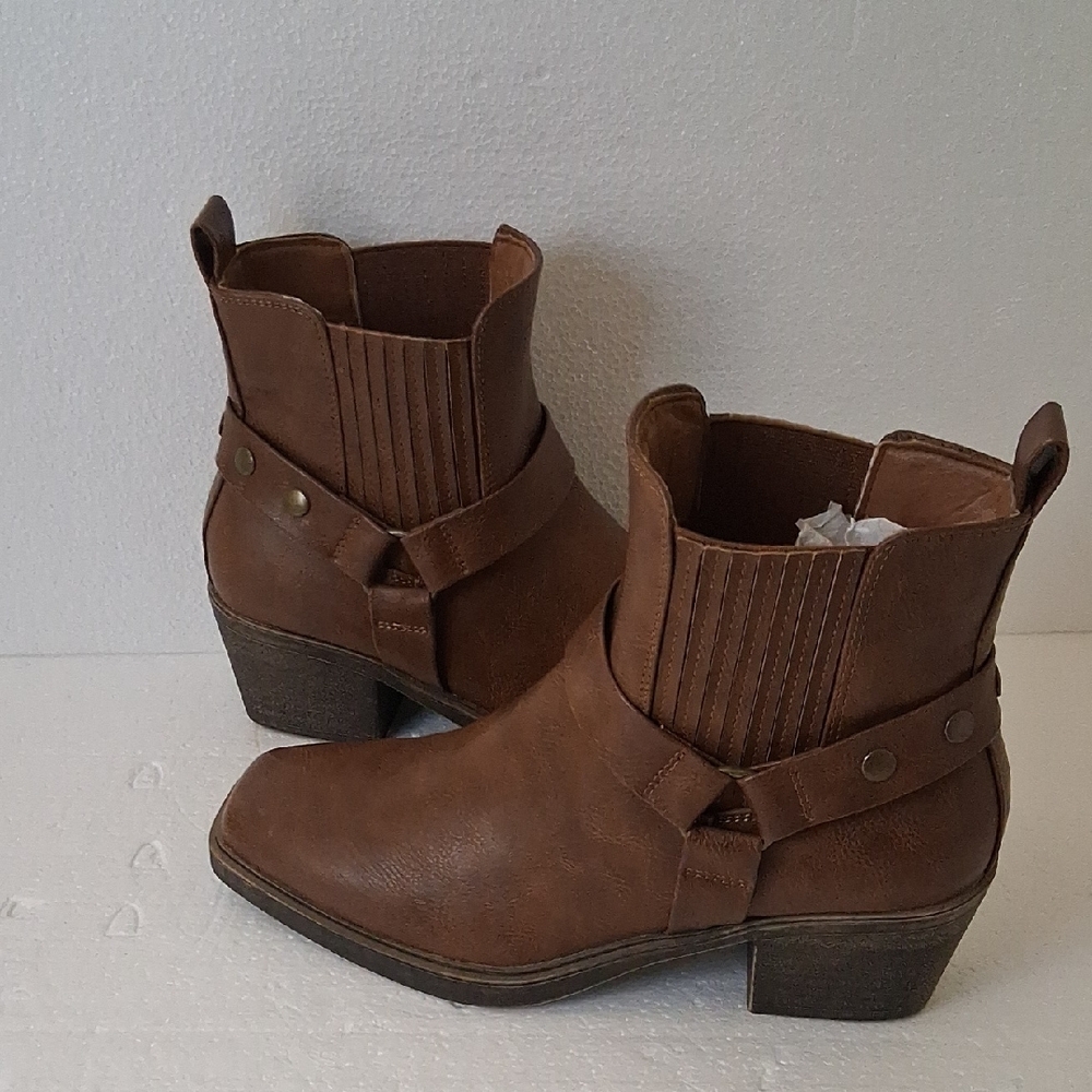 Sonoma Whiskey Ankle Boots Cognac Women’s Size 7